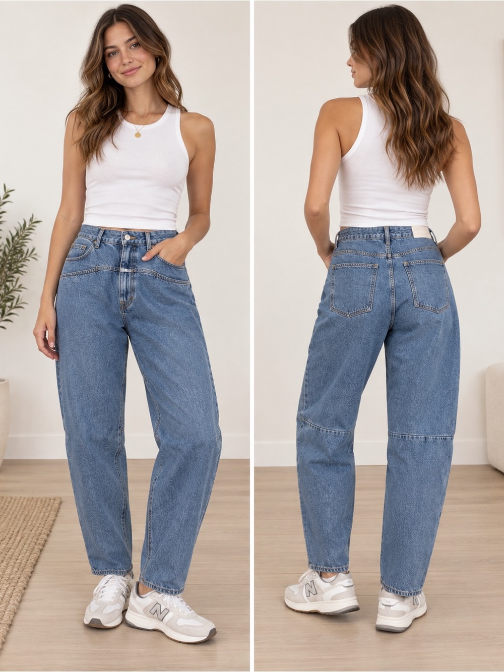 NWT CLOSED Boyfriend Mid Jeans Size 30 Made in Italy Candiani Organic Cotton.